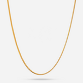22K Gold Franco Foxtail Chain - 14"